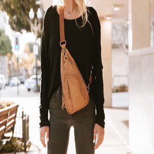 The Classy Cloth, Nylon Lula Shoulder Sling Belt Bag