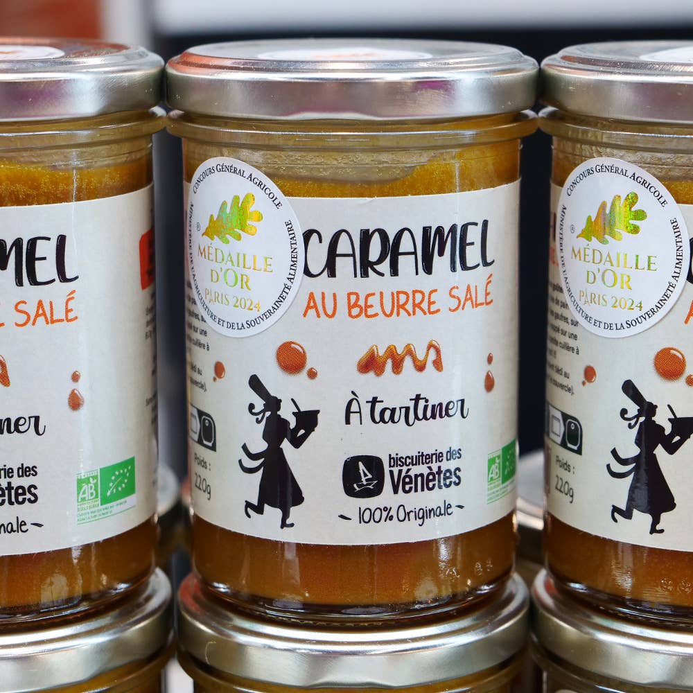 Biscuiterie des Vénètes - Wholesale Caramel Sauce - Salted Butter Caramel Spread - Organic1