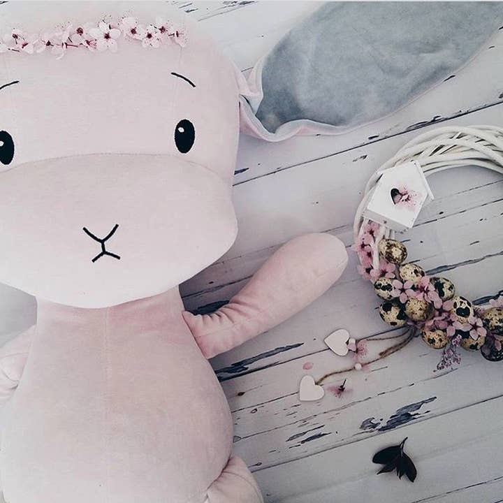 Rosa/Grau Bunny Effik - Rosa, Graue Ohren für den Großhandel auf Faire6