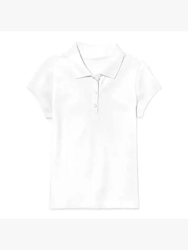 Galaxy By Harvic - Vente T-shirt – enfant - Polo à manches courtes en piqué extensible pour fille3