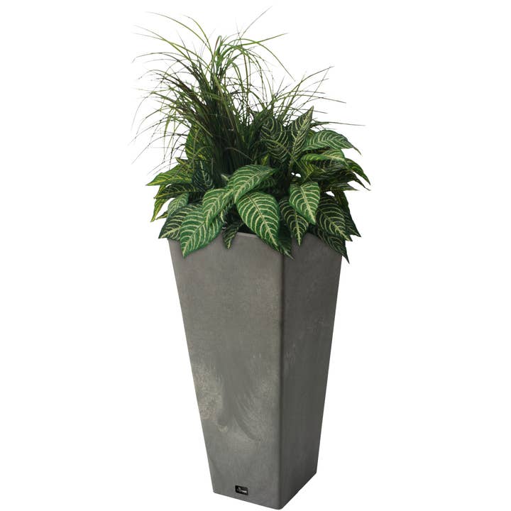 Algreen - Wholesale Planter Box - 24" Valencia Square Planter w/ Water Tray7