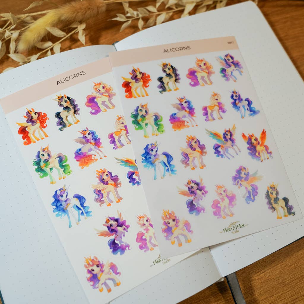 Plan & Plot Studio - Wholesale Sticker - Alicorns | Stickers4