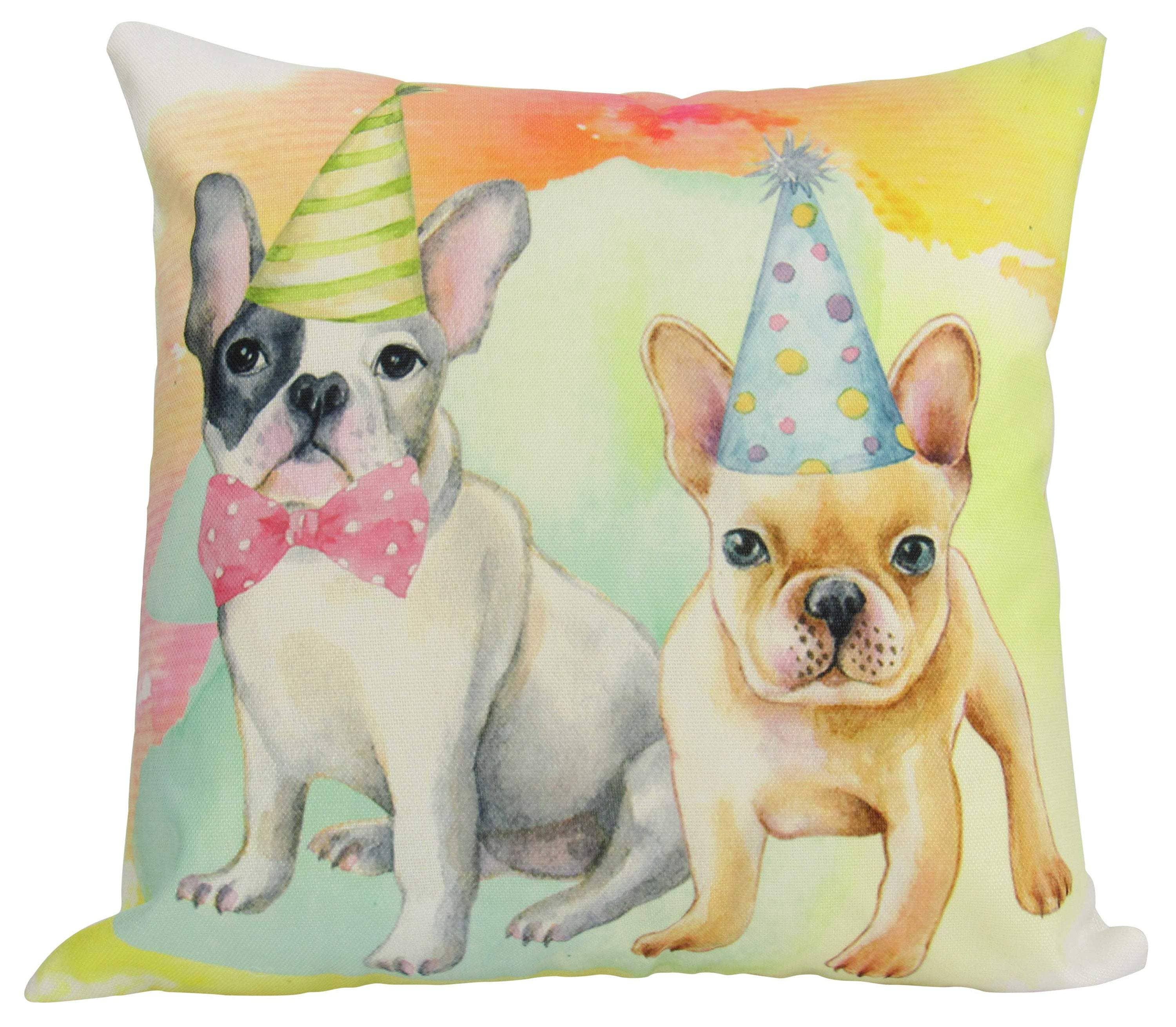 16x16 Boxer Dog Designs Boxer Mom Dog Slogan Throw Pillow Multicolor