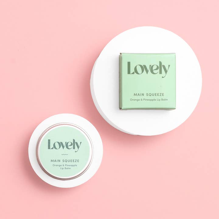 Lovely Skincare – wholesale Lip Balm – Lip Balm - Main Squeeze - Orange & Pineapple