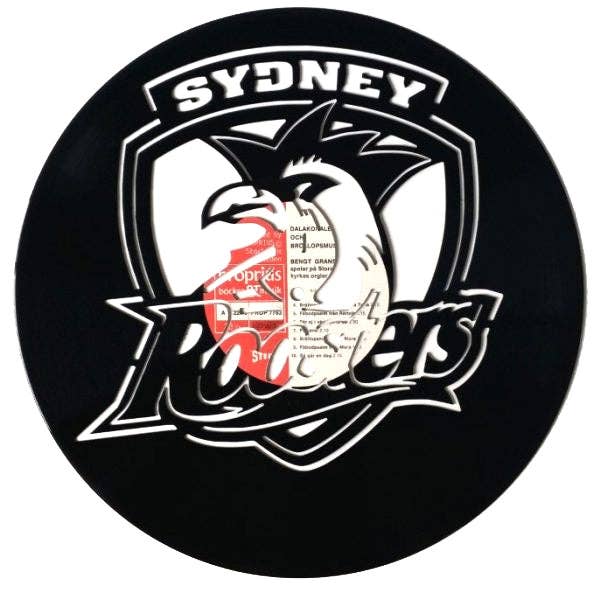 Broken Record - Wholesale Wall Accent - Vinyl Record Art - NRL Sydney Roosters0