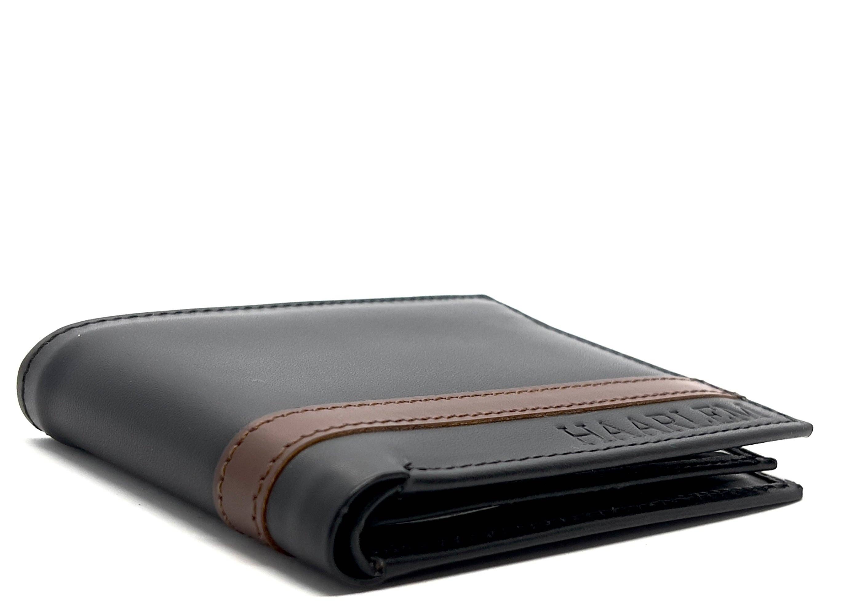 HAARLEM - Wholesale Wallet - Men’s - HAARLEM Men KUZE 22351 Leather Wallet Black