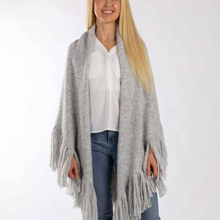 Merete Dèhn - Wholesale Wrap - Women's - Daisy Shawl - Alpaca & Merino Wool