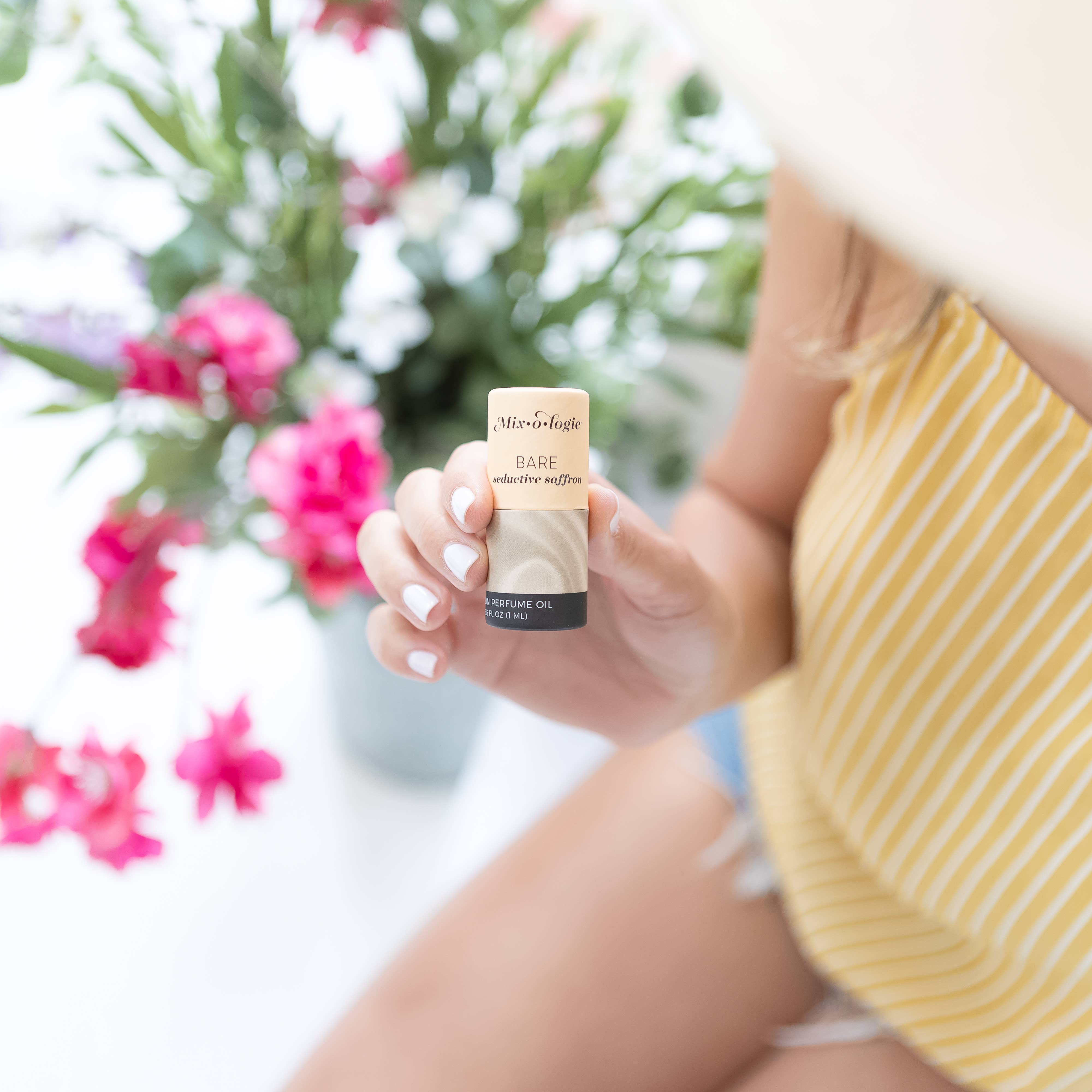 Mixologie - Wholesale Roll-On Fragrance - Bare (seductive saffron) | Keychain Mini Roll-On Perfume1