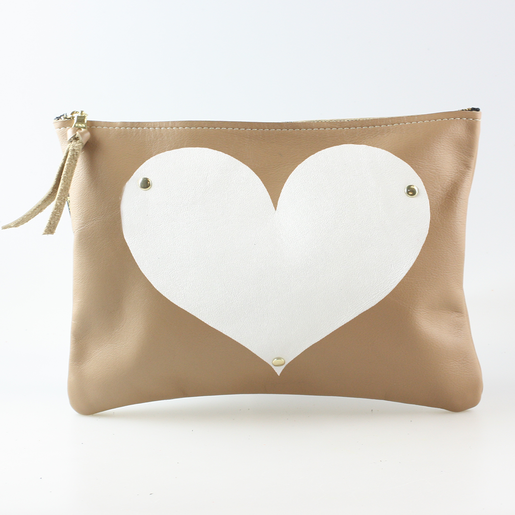 Zina Kao Exclusives – Engroshandel Posetaske - Dame – Soft Heart Applique: 3 størrelser! 14