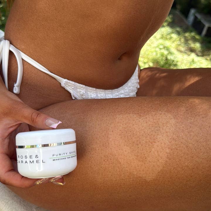 Rose & Caramel – wholesale Body scrub/exfoliant – Purity Excel 60 Second Self Tan Removing Scrub (100ml)3