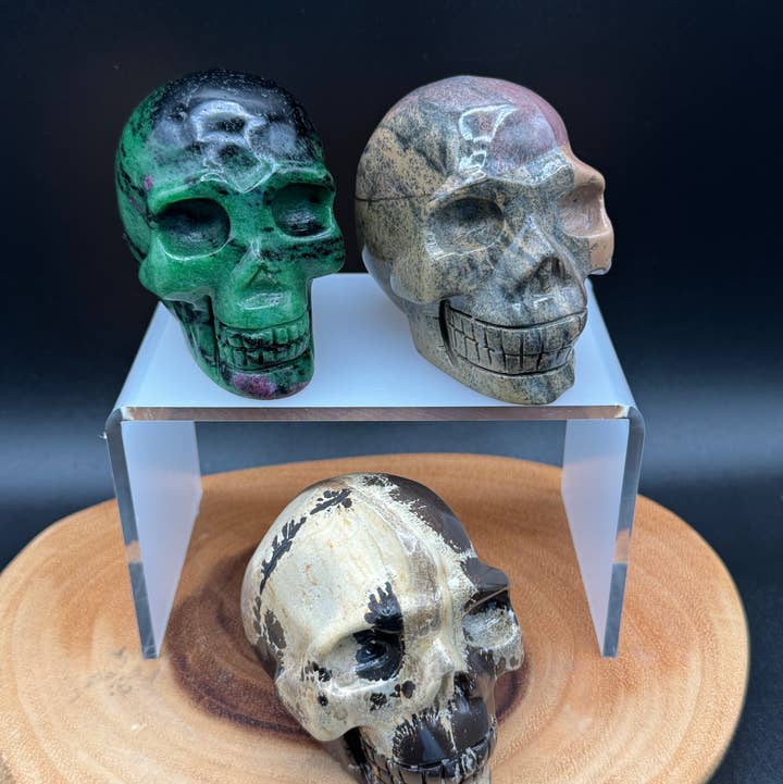 3 pc Picture Ocean Jasper Ruby Zoisite bundle G839 for wholesale by The 7 Directions