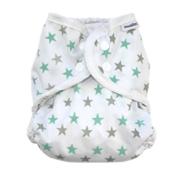 Muslinz - MerryGoRoundUK Ltd - Wholesale Underwear/Diaper Cover - Baby - MuslinZ Washable Nappy Wrap Cover Size 1