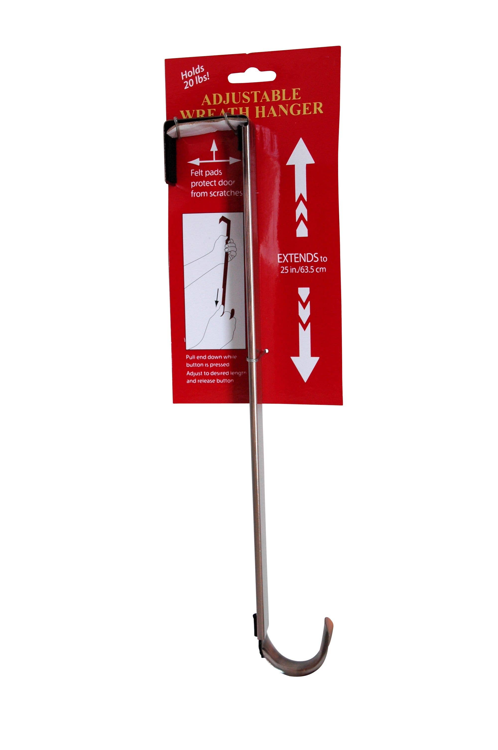 Haute Decor - Vente Affichette de porte - Cintre à couronne Adapt™ à longueur ajustable, blanc10