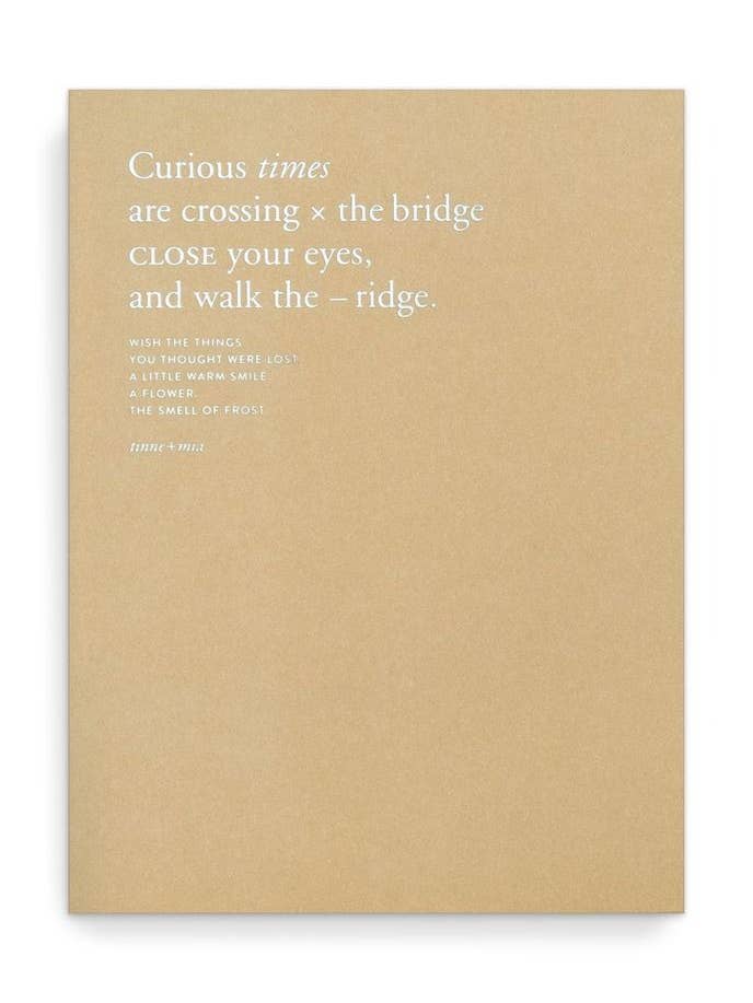 Postcard Close Your Eyes for wholesale by Tinne Mia