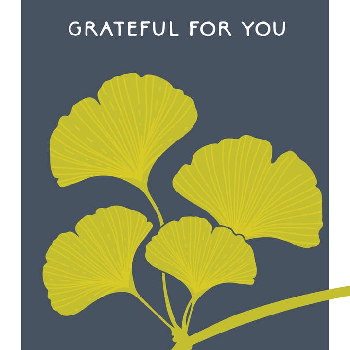 Brianna Reagan Creates - Wholesale Thank You Card - Ginkgo / Thank You Greeting Card1