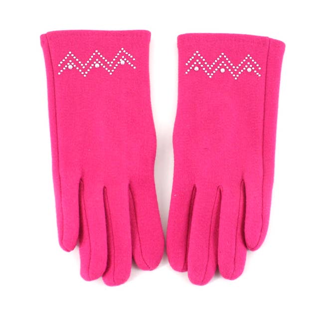 Pretty Persuasions - Wholesale Gloves - Women's - A24008 Embellished Gloves0