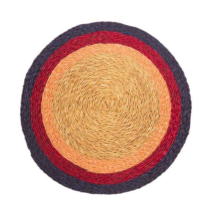 Festlig stribet græsvævede dækkeservietter for engroshandel hos Gone Rural UK