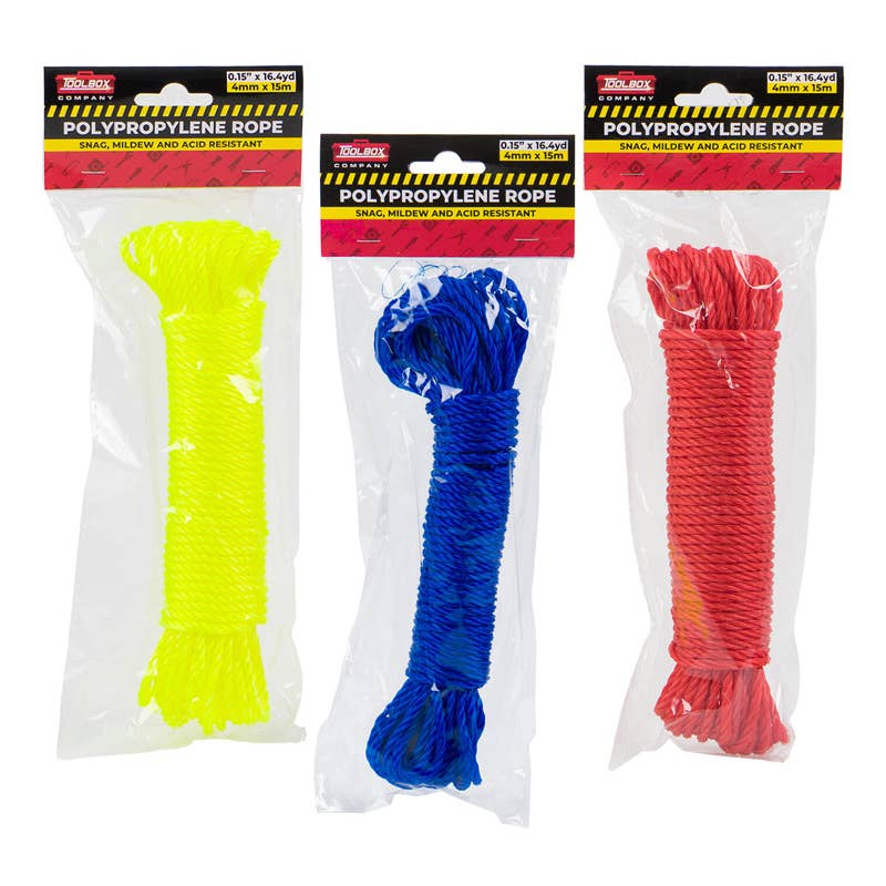 Deluxe Import Trading - Wholesale Tool Set - Twisted Rope- 49ft- Assorted Colors0