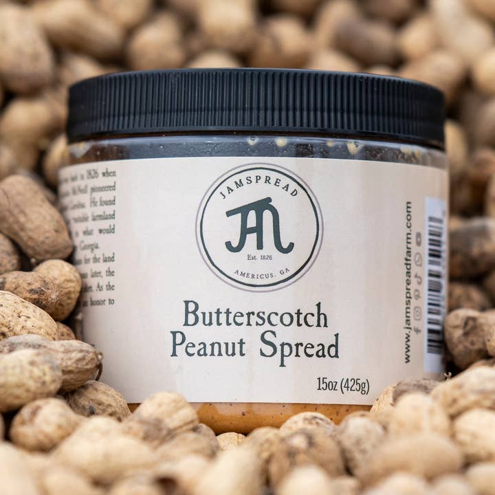 Butter Scotch Peanut Spread for wholesale by Jamspread Farm