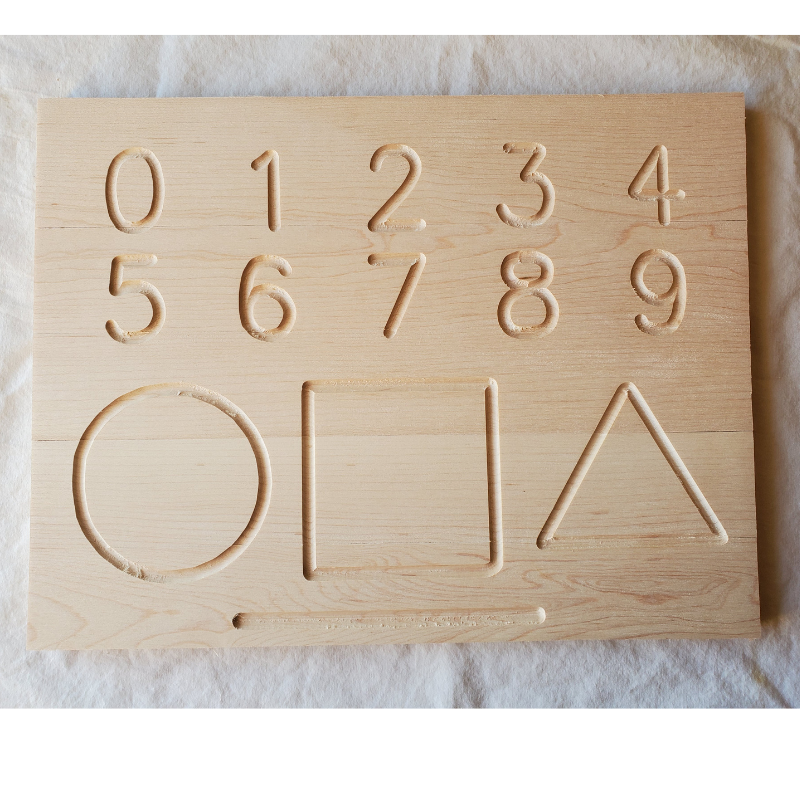 Toy Maker of Lunenburg - Vente Jouet en bois – enfant - Tableau de traçage de l'alphabet0