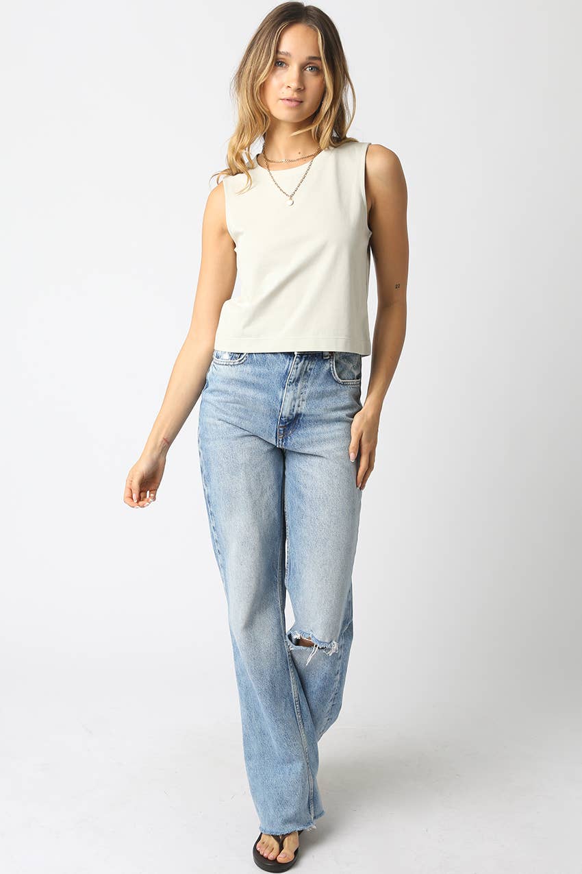 Olivaceous - Wholesale Knit Top - Women's - Lisa Sleeveless Rib Knit Top13