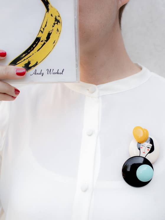 Broche Milan #1 pour la vente par ROSSO CUORE