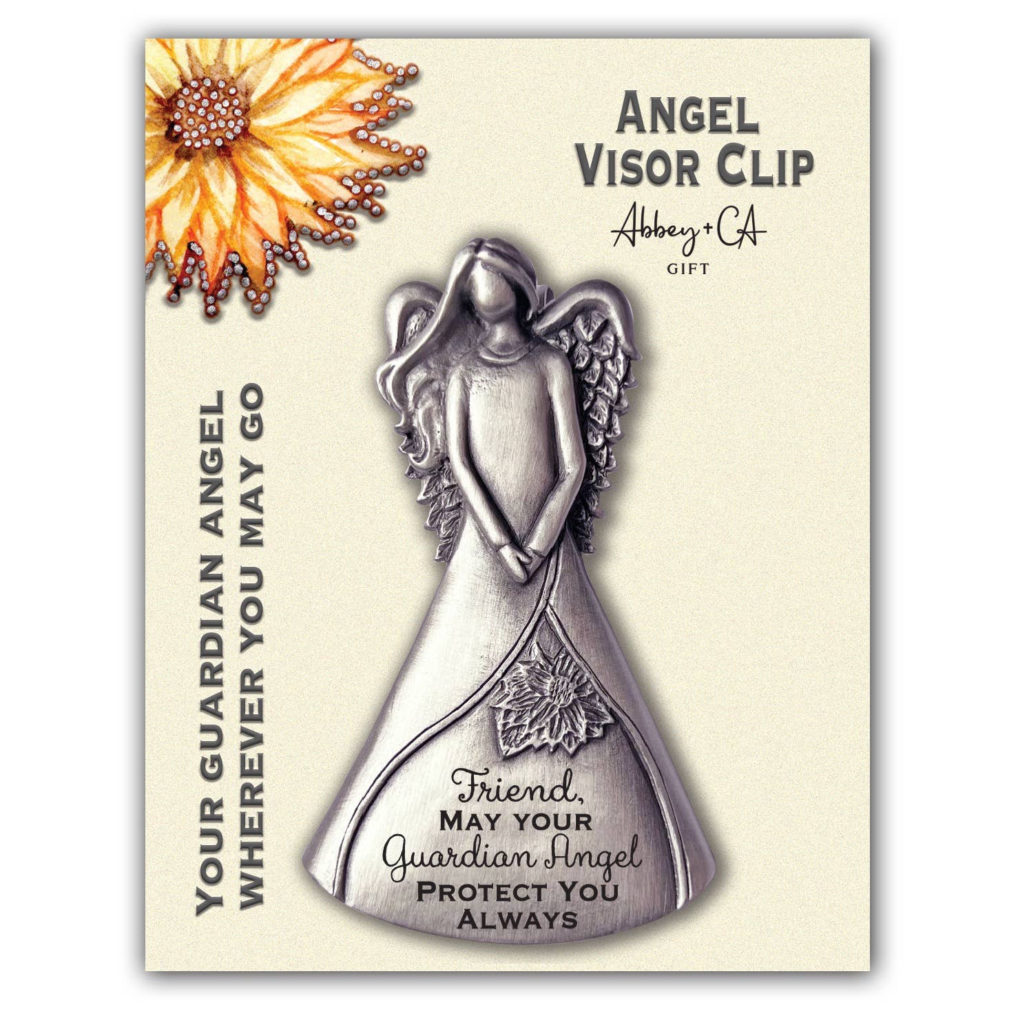 Abbey + CA Gift - Wholesale Car Decorative Charm - Unisex - Guardian Angel Visor Clips9