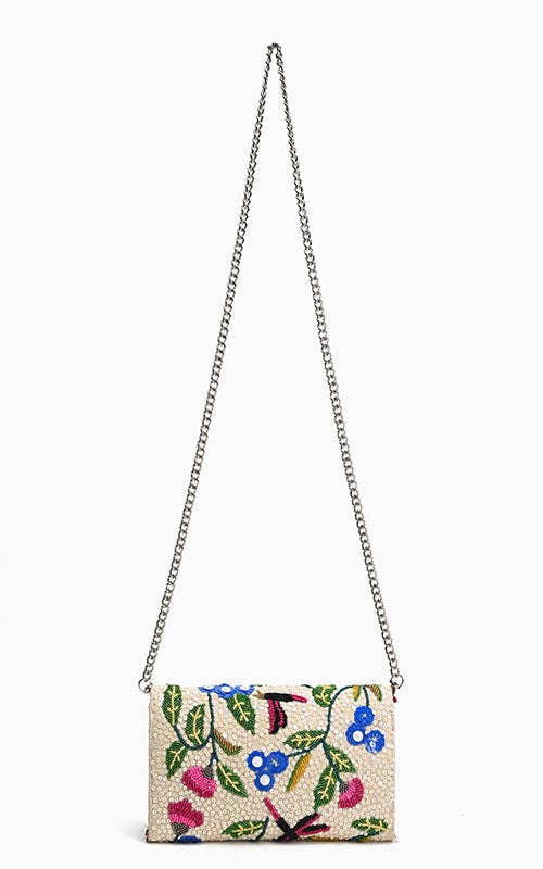 America & Beyond - Wholesale Clutch Bag - Women's - Dragonfly Dreams Kashmiri Flap Clutch4