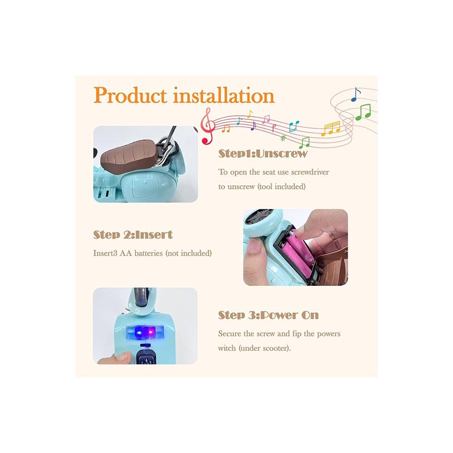 Paperdoll - Wholesale Electronic Toy - Kids & Baby - Labubu Cute Doll Mini Electric Motorcycle kids toy2