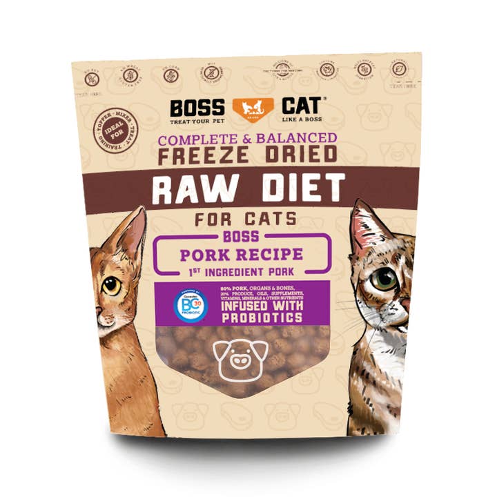 BOSS DOG BRAND, INC. - Wholesale Pet Food - Cat - Boss Cat® Freeze Dried Diet for Cats1