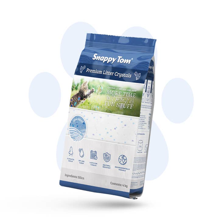 Snappy Tom Pet Supply - Wholesale Cat Litter - Snappy Tom Crystal Litter® - Natural Blue Crystal Cat Litter2