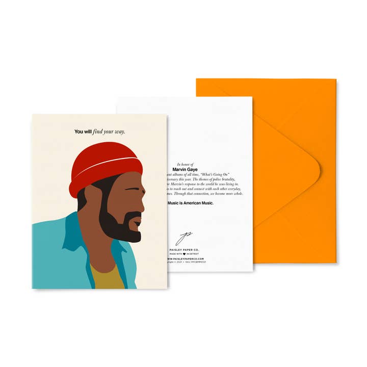 You Will Find Your Way / Marvin Gaye for wholesale by Paisley Paper Co.