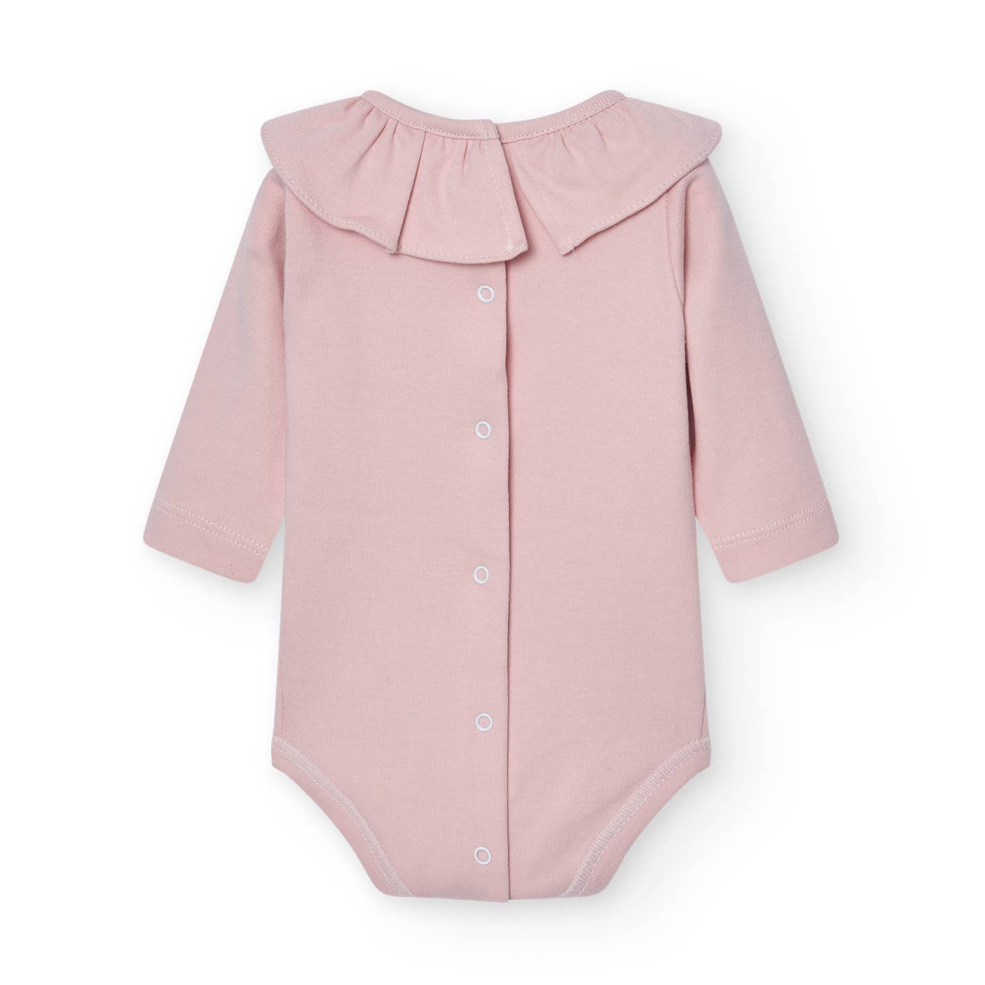 Babidu - Wholesale Bodysuit (Non-Footed) - Baby - Long Sleeve Ruffle Neck Baby Bodysuit9