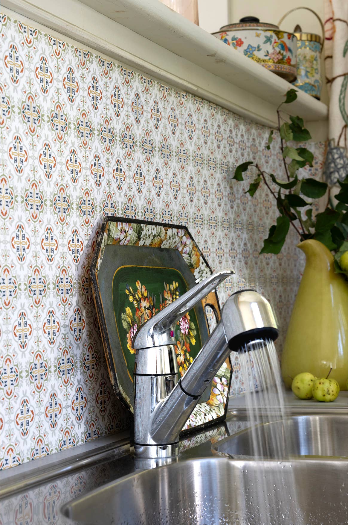 JCampbell – wholesale Wallpaper – Café Tile Wall Wallpaper Sheets1