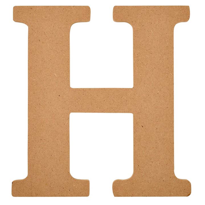 Plaid ® Wood Surfaces - 8 inch MDF Letter - H for wholesale by Plaid Crafts