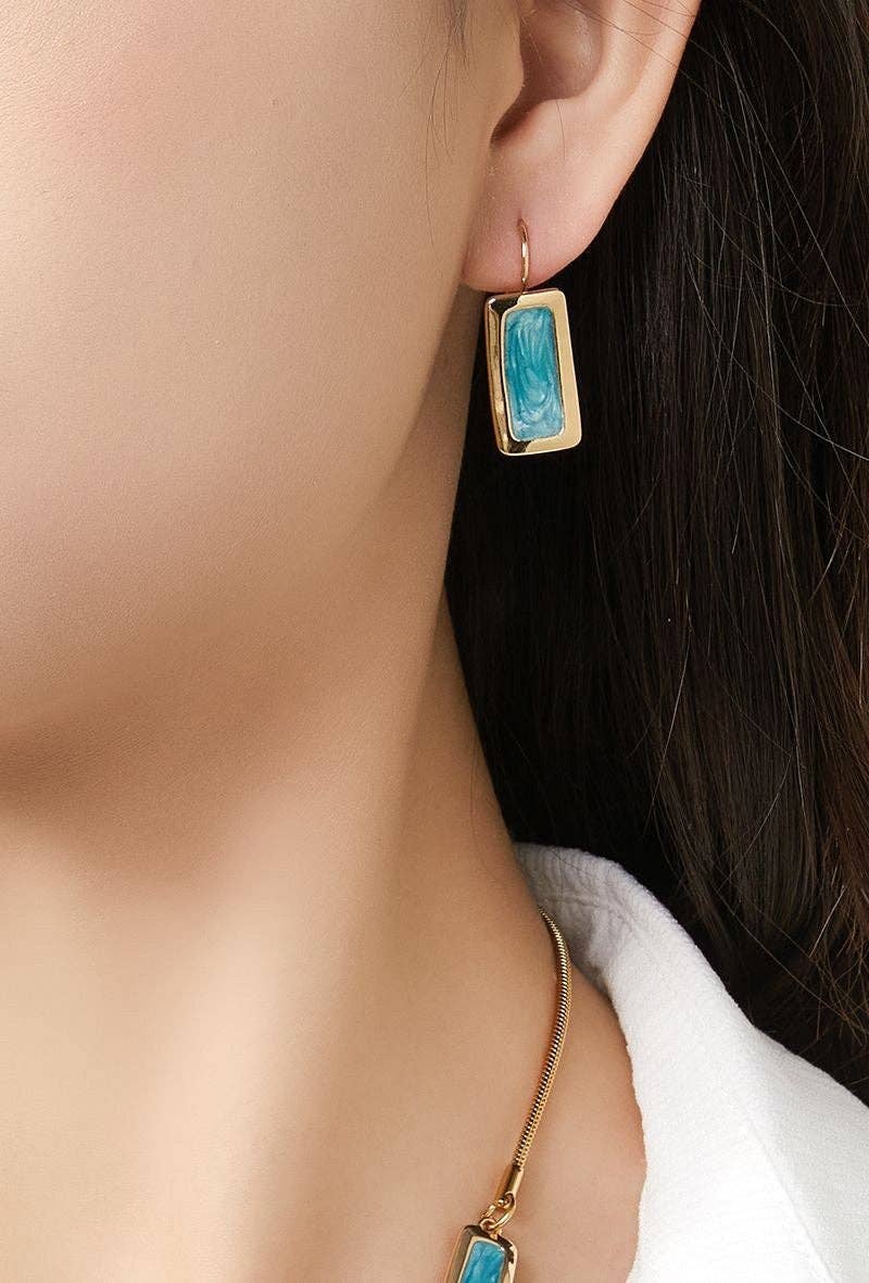 BELLE MISS - Wholesale Dangle Earrings - Boucle d'oreille dormeuse Bajla5