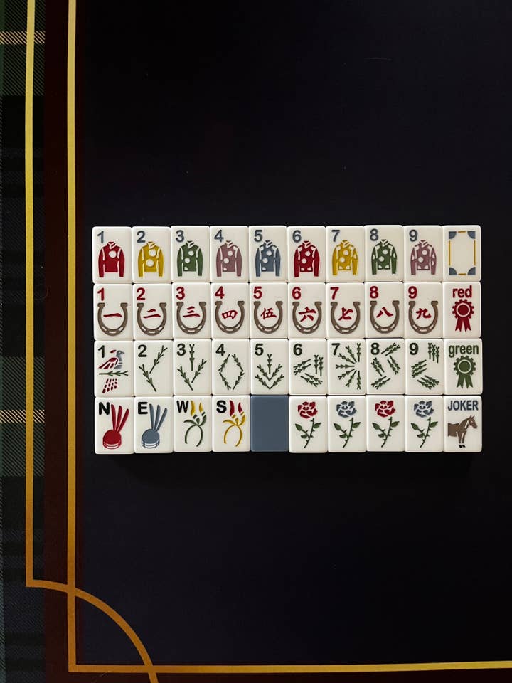 NEW: Polo Club (Equestrian) Mahjong Set for wholesale by Luxe Mahjong