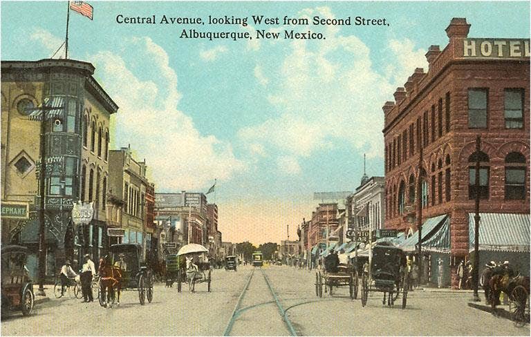 Found Image Press - Wholesale Sticker - Sticker NM-97 Central Avenue, Albuquerque, New Mexico0