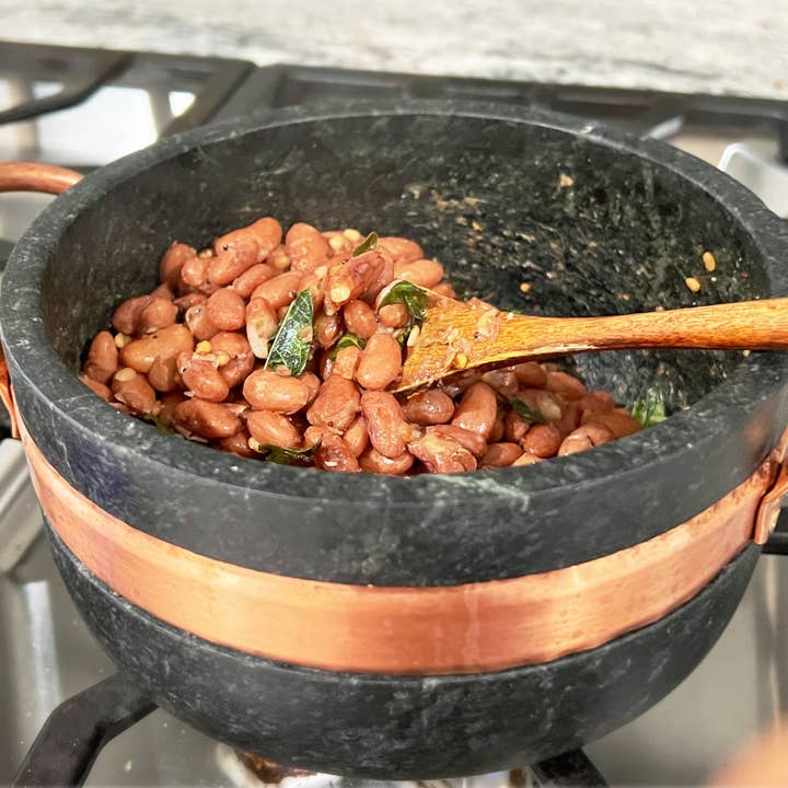 Seasonal Home Needs Soapstone Cookwares - Vendita all'ingrosso Set di pentole - Pentola in Pietra Ollare 1,5 Litri7