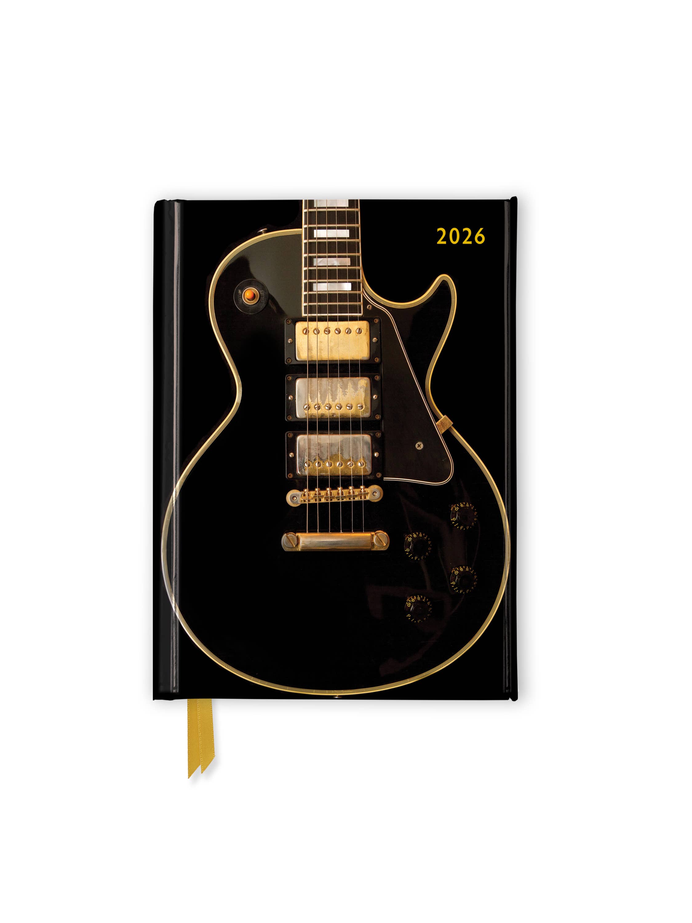 Flame Tree Gift – wholesale Planner – Black Gibson Guitar 2026 Luxury Pocket Diary Planner - Week