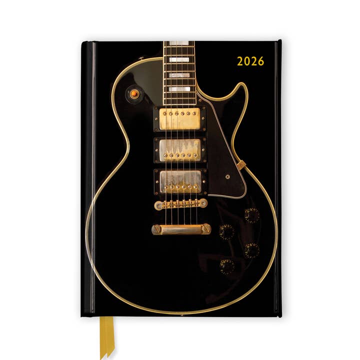 Black Gibson Guitar 2026 Luxury Pocket Diary Planner - Week and other Purchase wholesale pocket calendars. Free returns & net 60 terms on Faire trending on Faire.