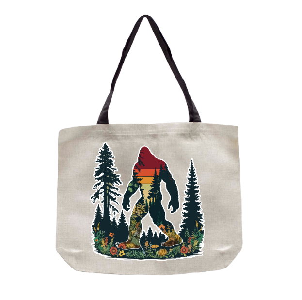 Prairie Chicken Sticker Shop & Gifts - Wholesale Tote Bag - Women's - Sasquatch Bigfoot Tote Bag2