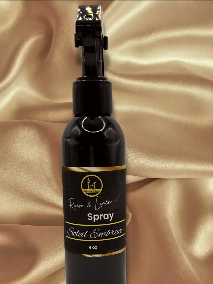 Soleil Embrace– 6 oz Black Mist Spray, Clean & Uplifting for wholesale by Irresistible Aromas LLC