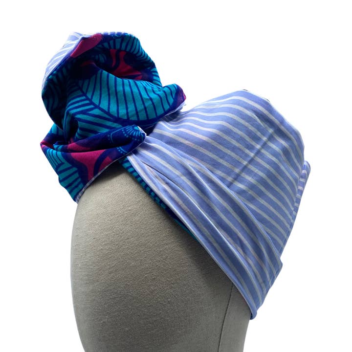 Bandeau turban moulable Desiree, fabriqué à la main en Italie pour la vente par L'ughetta