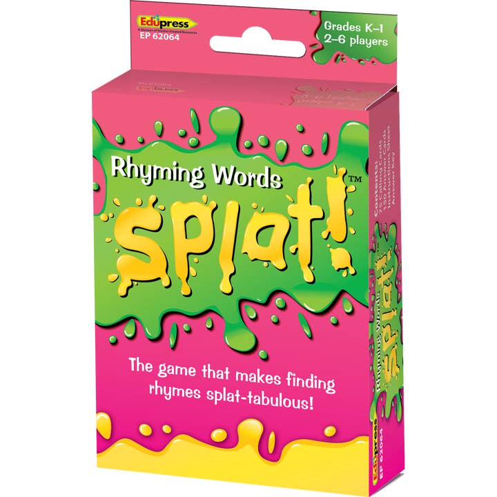 Teacher Created Resources - Venta al por mayor Tarjetas de aprendizaje - Niños y bebés - Juego Splat™: palabras que riman