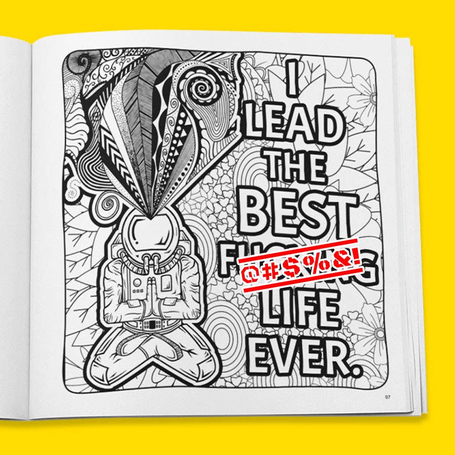 Rage Create - Wholesale Kleurboek - Volwassene - Sweet-Ass Affirmaties 2 Kleurboek10