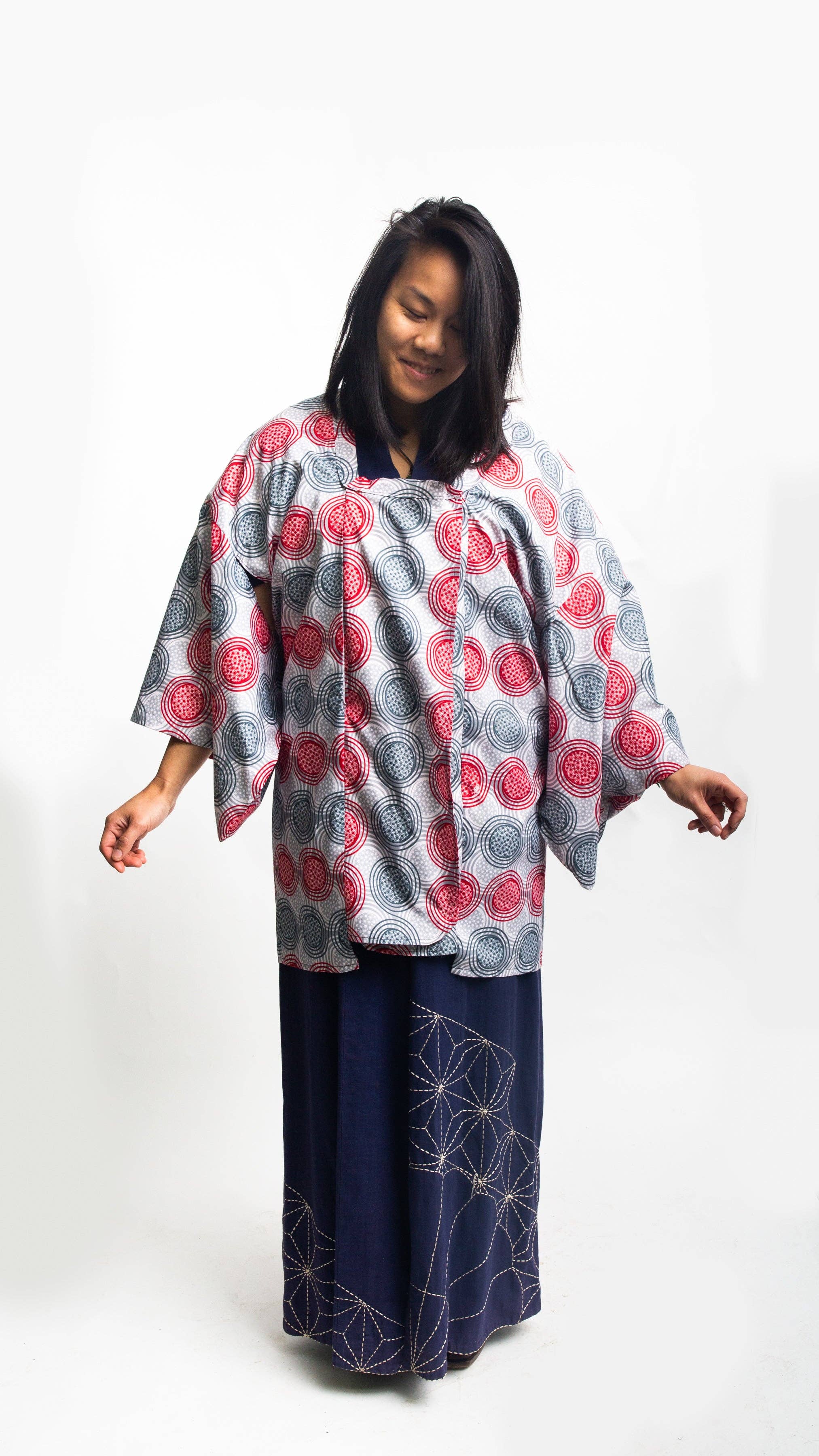 Folkwear - Venta al por mayor Kimono - Mujer - Molde de costura Michiyuki japonés 143 - Tallas de XS a 2XL2
