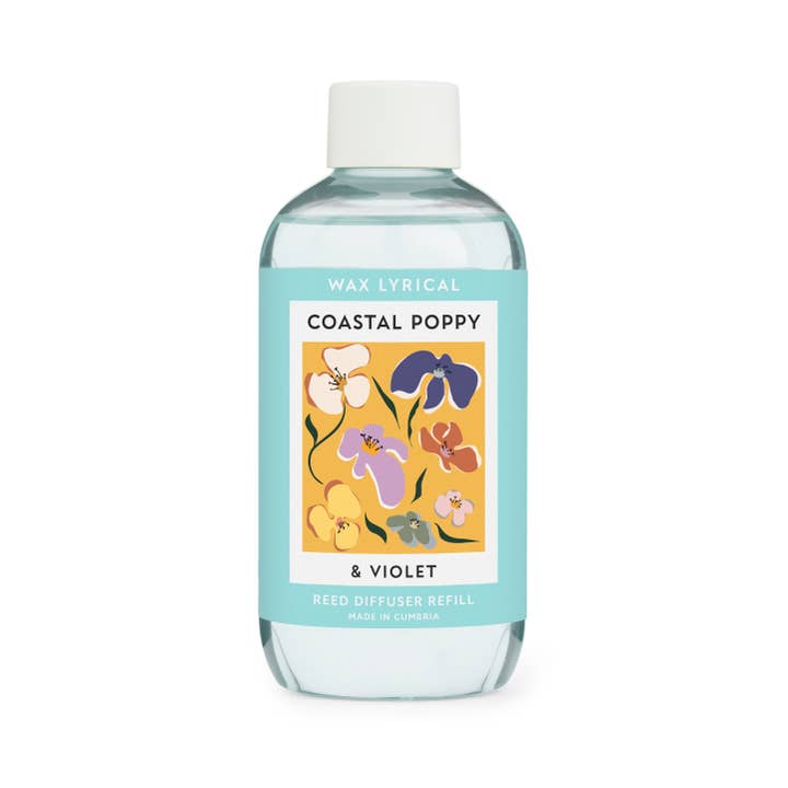 Wax Lyrical UK – wholesale Doftpinnar – Wax Lyrical Coastal Poppy & Violet 200 ml påfyllning