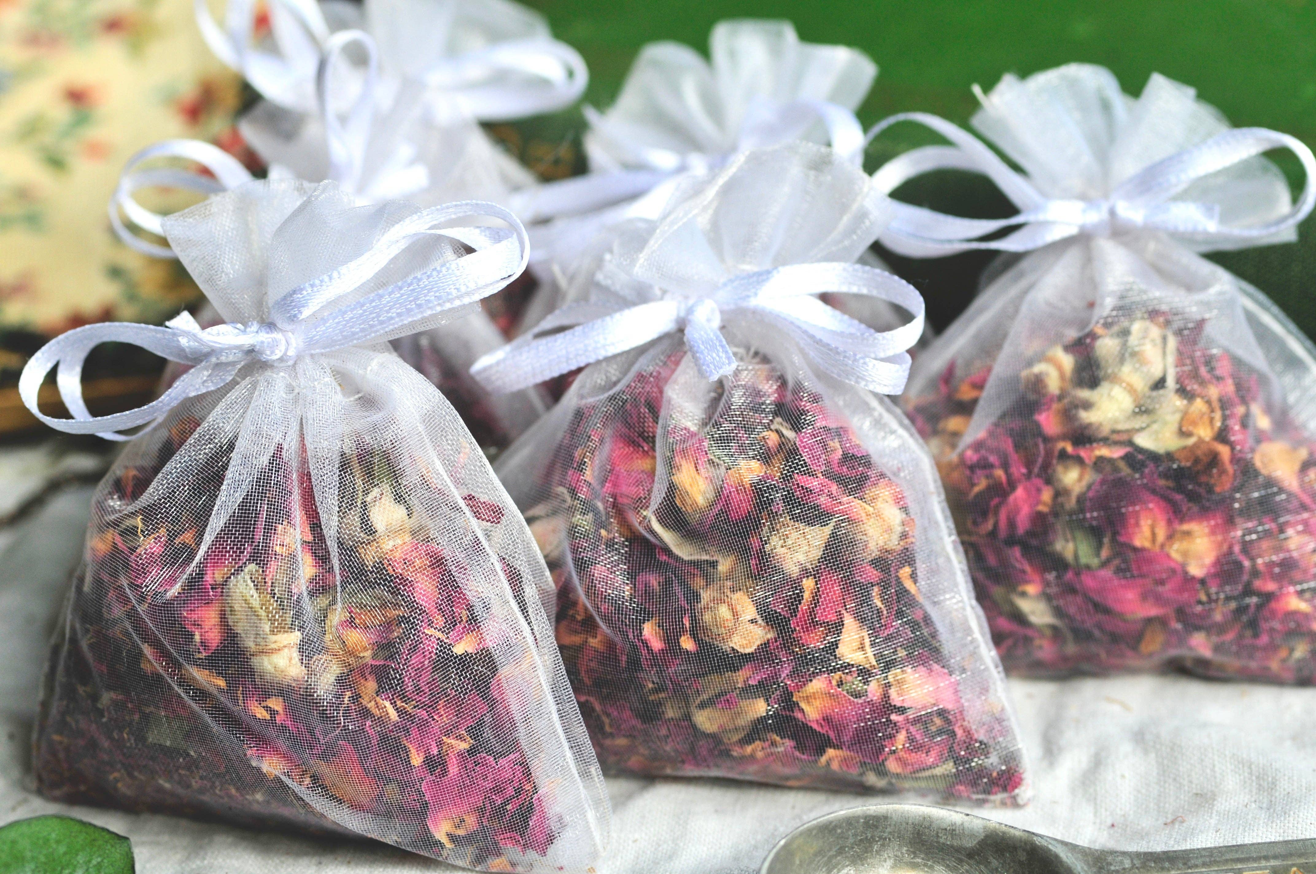 The Queen's TEApothecary - Wholesale Sachet - Rose Sachet | Aromatherapy Drawer Sachets1