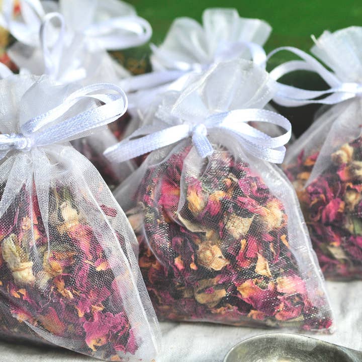 The Queen's TEApothecary - Wholesale Sachet - Rose Sachet | Aromatherapy Drawer Sachets1